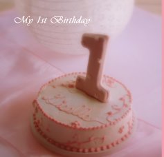 My 1st Birthday book cover