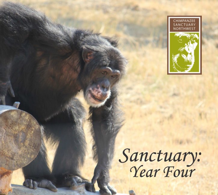 View Sanctuary: Year Four Hardcover by Chimpanzee Sanctuary Northwest