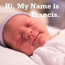 Hi, My name is Francis. book cover