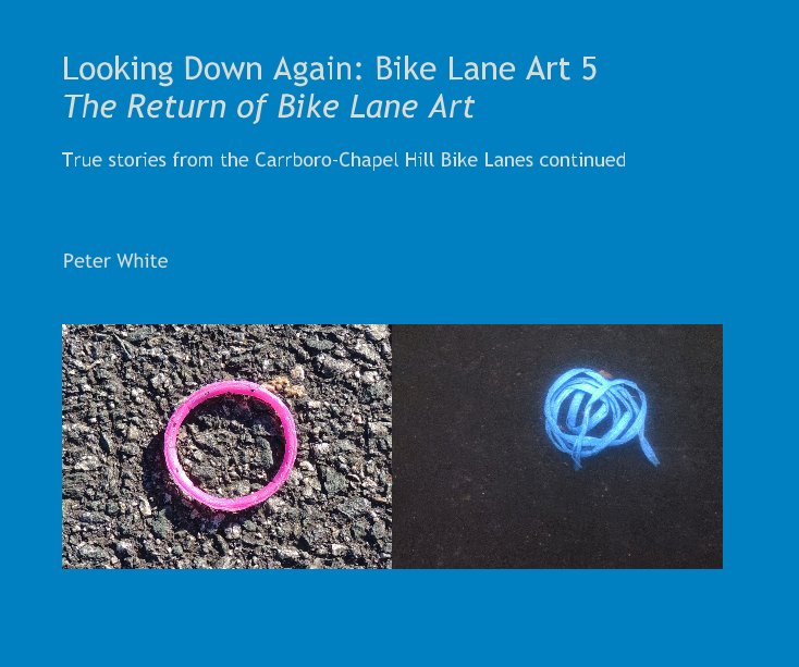 View Looking Down Again: Bike Lane Art 5 The Return of Bike Lane Art by Peter White