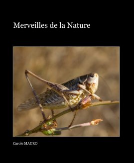 Merveilles de la Nature book cover