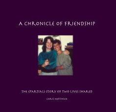 A Chronicle of Friendship book cover