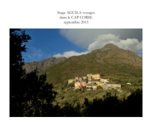 Stage Cap Corse AGUILA septembre 2013 book cover