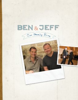 Ben & Jeff Family Book book cover