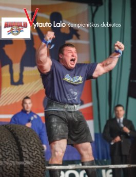 "Vytautas Lalas - strongest man in the World" , (2013 Arnold Sports Festival,Columbus,OH,USA) book cover