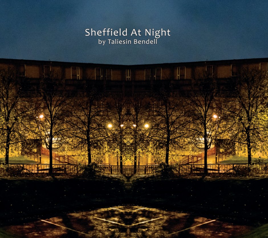 View Sheffield At Night (Large Image Wrap) by Taliesin Bendell