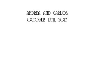 andrea and carlos october 13th, 2013 book cover