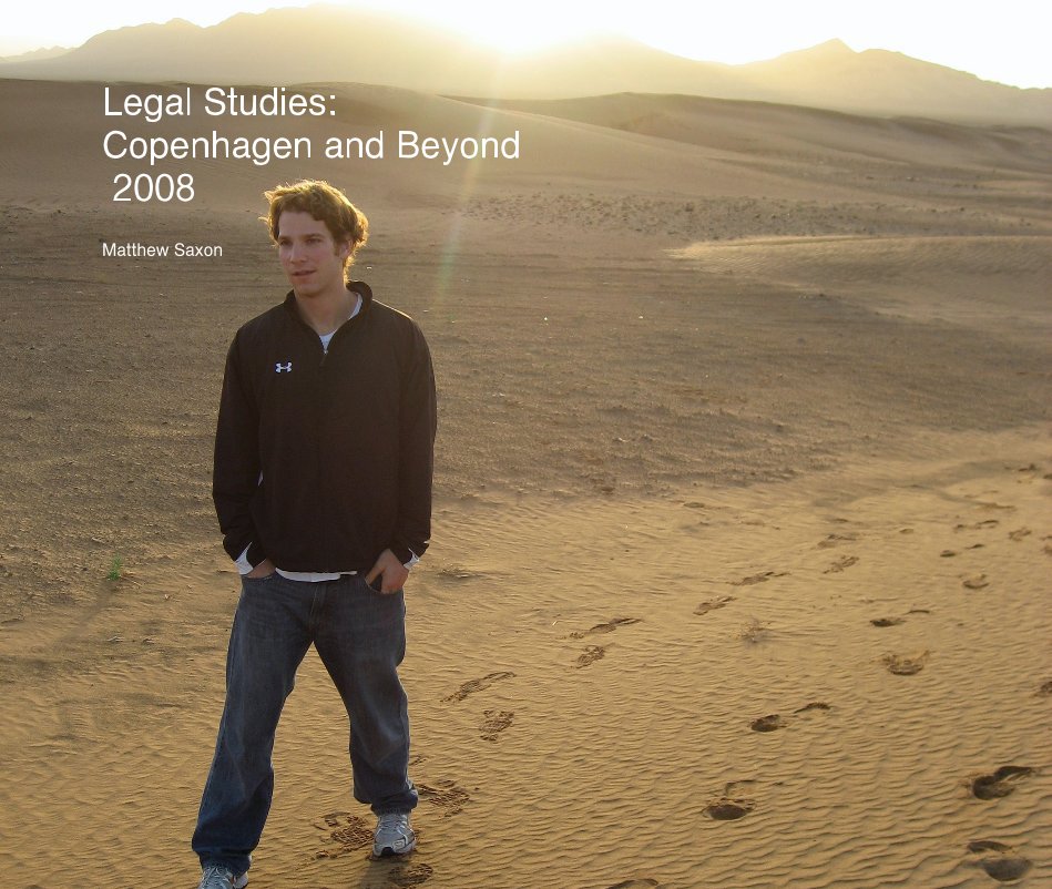 Legal Studies: Copenhagen and Beyond 2008 nach Matthew Saxon anzeigen