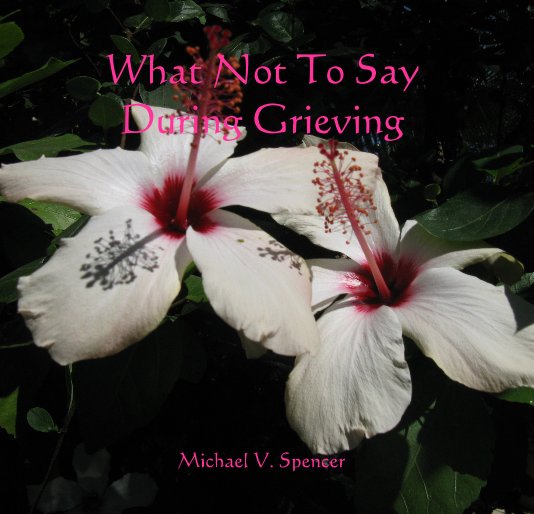 View What Not To Say During Grieving by Michael V. Spencer