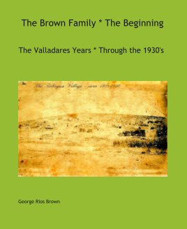 The Brown Family * The BeginningPictures through the 1930's book cover