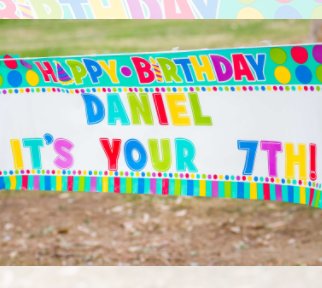 Daniel's 7th Birthday book cover