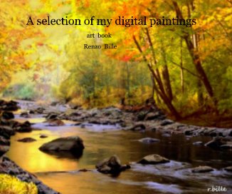 A selection of my digital paintings book cover