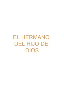 EL HERMANO DEL HIJO DE DIOS book cover