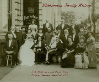 Wildermann Family History book cover