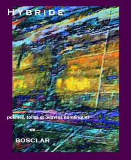 H YBRIDE poèmes, toiles et oeuvres numériques de BOSCLAR book cover