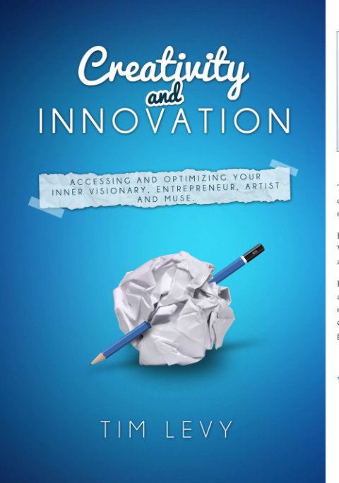 Creativity and Innovation Hardcover nach Tim Levy anzeigen