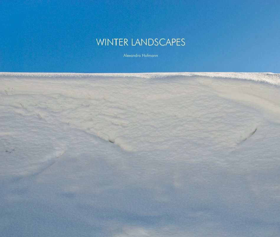 View WINTER LANDSCAPES by Alexandra Hofmann