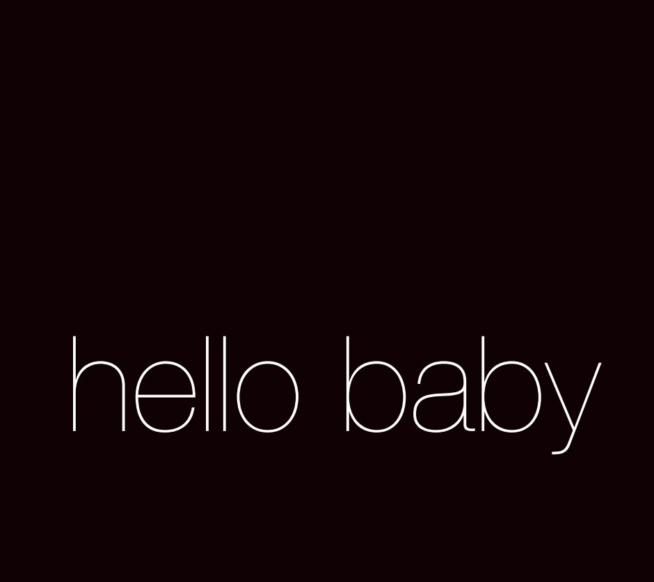 Visualizza hello baby #loveislove di kal barteski