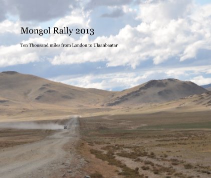 Mongol Rally 2013 book cover