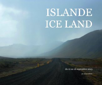 ISLANDE ICE LAND book cover