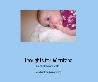 Thoughts for Montana book cover