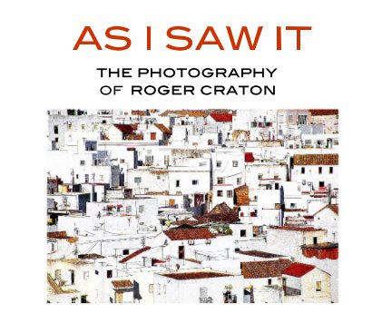 AS I SAW IT (Large Landscape Book) book cover