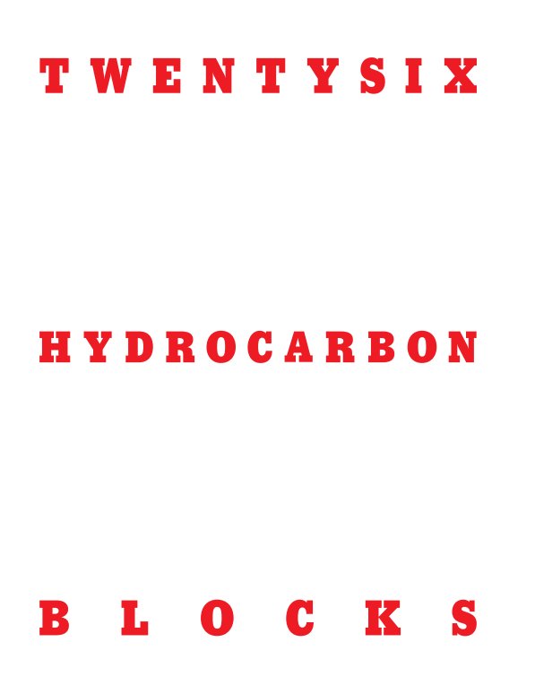 Ver Twentysix Hydrocarbon Blocks por Craig Ritchie