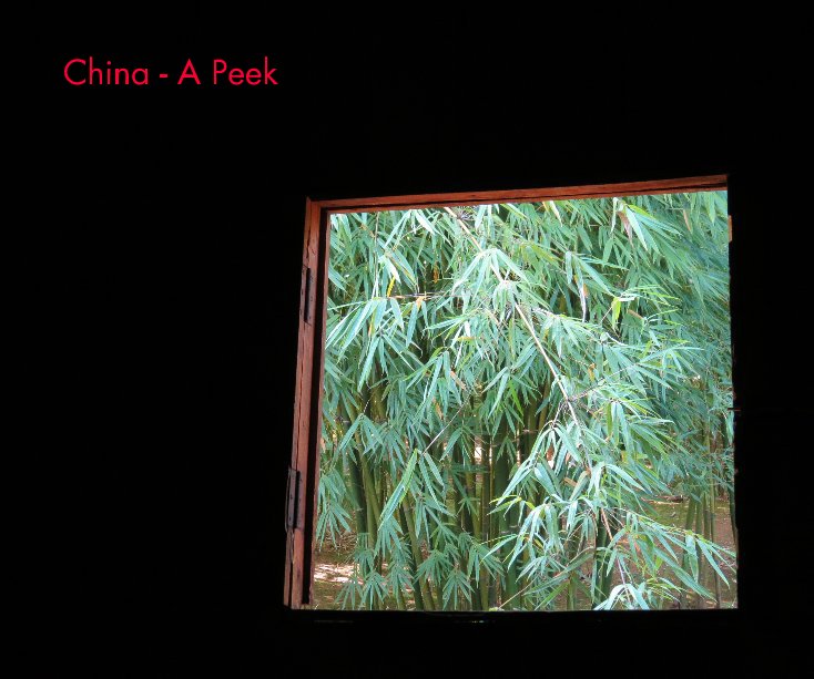 View China - A Peek by Sue
