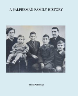 A PALFREMAN FAMILY HISTORY book cover