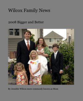 Wilcox Family News book cover