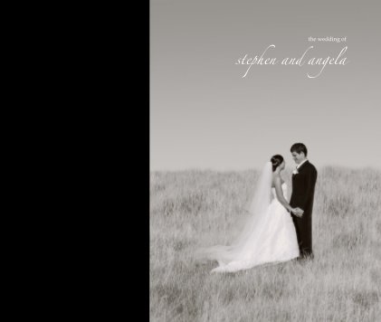 the wedding of stephen and angela book cover