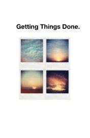 Getting Things Done. book cover