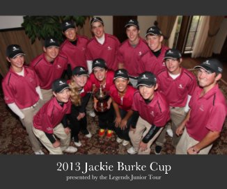 2013 Jackie Burke Cup book cover