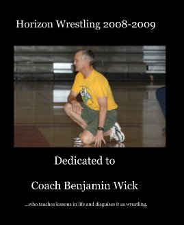 Horizon Wrestling 2008-2009 book cover