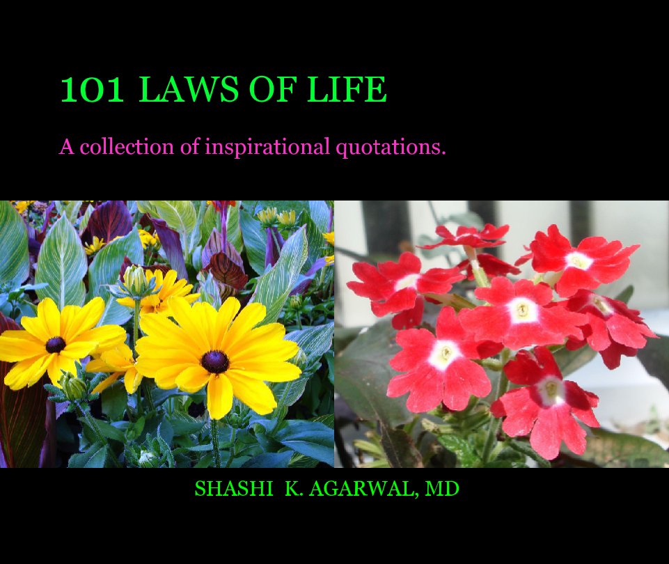 View 101 LAWS OF LIFE by SHASHI  K. AGARWAL, MD