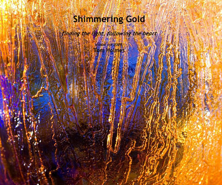 View Shimmering Gold by winter ice 2009 Tom Holmes