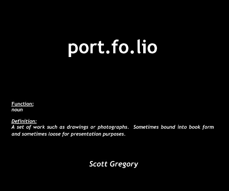 Ver port.fo.lio por Scott Gregory