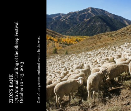 ZIONS BANK 17th Annual Trailing of the Sheep Festival October 10 - 13, 2013 book cover
