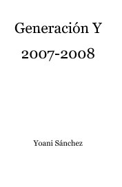Generacion Y 2007-2008 book cover