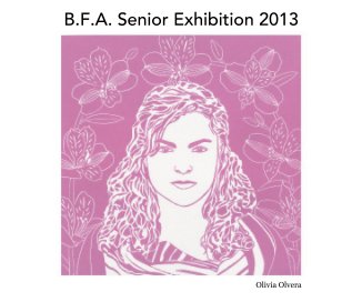 B.F.A. Senior Exhibition 2013 book cover