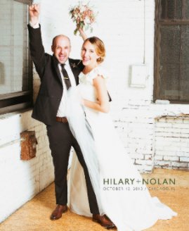 Hilary and Nolan's wedding book cover