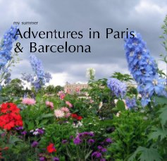 my summer Adventures in Paris & Barcelona book cover