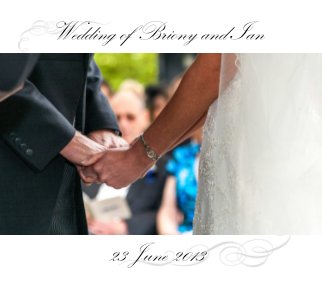 Wedding of Briony and Ian book cover