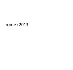 rome : 2013 book cover