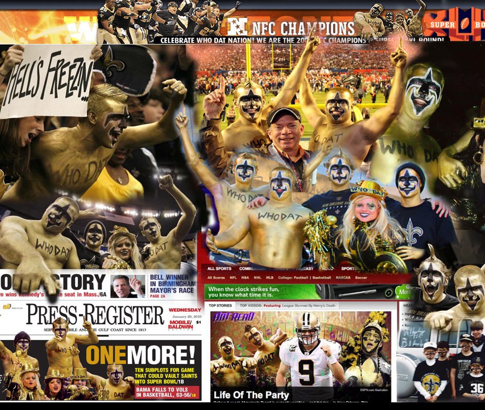 View Saints go to Superbowl by Reed B Hogan II