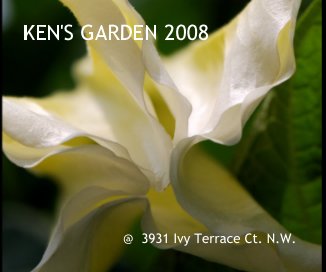 KEN'S GARDEN 2008 @ 3931 Ivy Terrace Ct. N.W. book cover