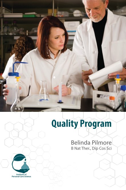 Visualizza Quality Program di Belinda Pilmore