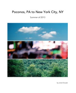 Poconos, PA to New York City, NY book cover