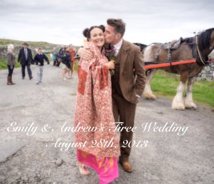 Emily & Andrew's Tiree Wedding softback book cover