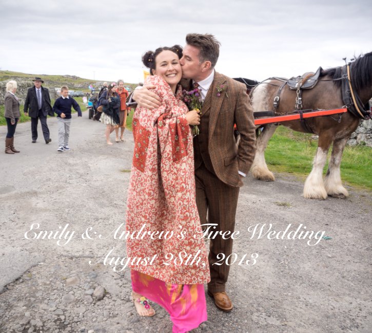 View Emily & Andrew's Tiree Wedding hardback by Marie-Louise Avery